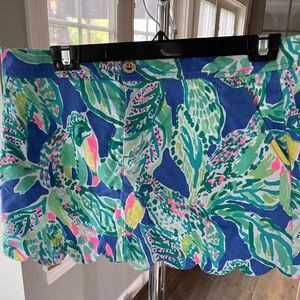 Lilly Pulitzer Skort. Worn once. Size 10
